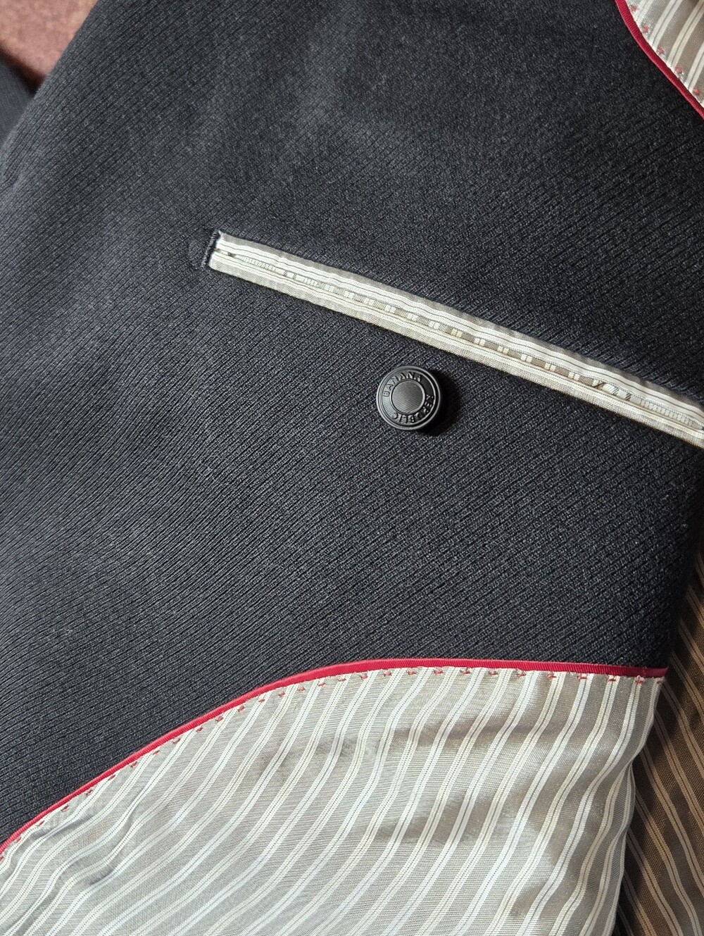 Banana Republic Heritage Military Blazer In Black 42S - Picture 9 of 13